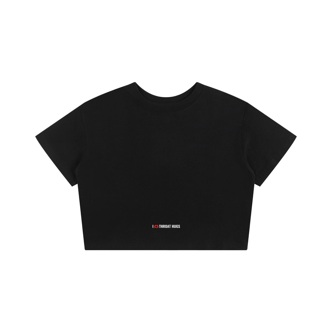 The "🫶" Crop Tee - BLK